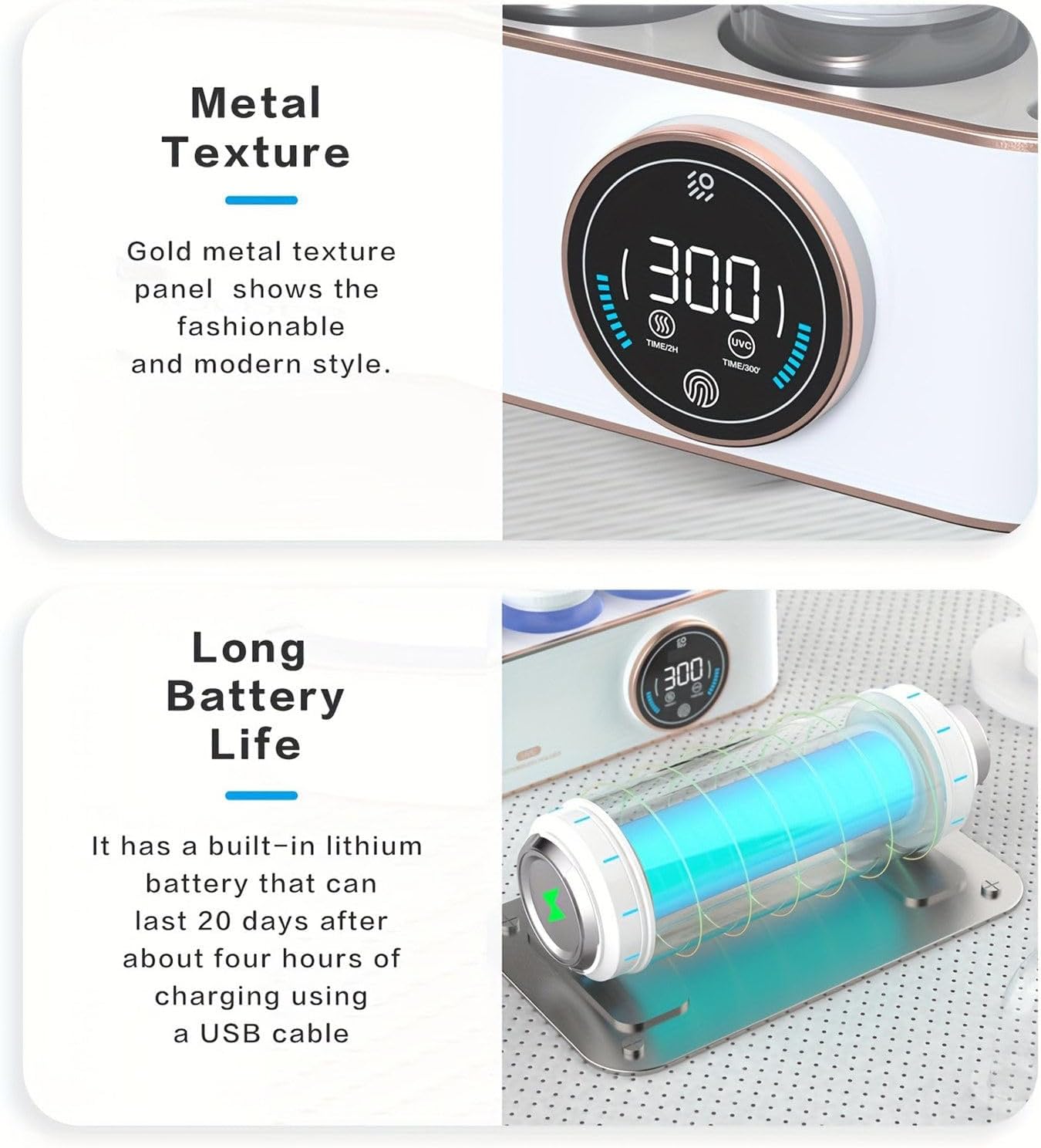 Smart Toothbrush Holder with UV Sanitizer™